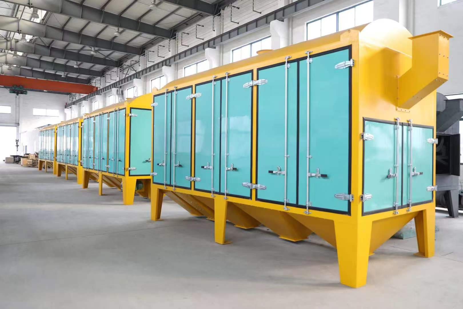 Máquina de limpieza y cribado de doble cilindro